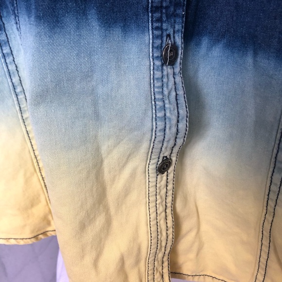 Womens Denim top or jacket with faded out bottom 2x - Picture 4 of 7